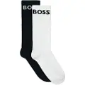 Hugo Boss BOSStil mænd. 50469747 2 par sportsstrømper navy, hvid (40-46), Afslappet, Bomuld, Blå