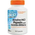 Doctors Best Betaine HCl Pepsin & Gentian Bitters - 360 kapsler