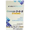 Allnutrition Omega 3-6-9 Stærk - 90 kapsler