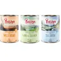 Purizon Adult kornfri 12 x 400 g - Blandet pakke (4 x Vildsvin, 4 x Laks, 4 x Lam)