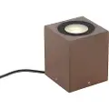 QAZQA Industriel have spotlight rustbrun firkantet IP65 - Lennard
