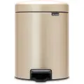 Brabantia Pedalspand NEWICON 5 l, champagne, Brabantia