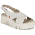 Art Arttil kvinder. 1157411ZZ003_020 Læder sandaler 1574 Brighton beige (38), 3-5 cm, Velcro, Casual