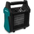 Vonroc Varmeblæser - 3000W | 30m2 - IP20 - Keramisk | Grøn