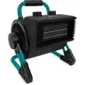 Vonroc Varmeblæser - PRO - 3000W | 30m2 - 90gr vippbar - Keramisk | Grøn