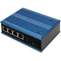 Digitus Industrial 4-port 10 100 Blue Switch