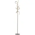 Paul Neuhaus Design gulvlampe messing inkl. LED og lysdæmper - Krisscross