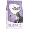 Concept for Life Økonomipakke: 2/3 store poser Concept for Life - Mum & Young Kittens - FORBEDRET OPSKRIFT! (2 x 10 kg)