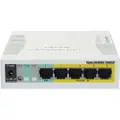 Mikrotik RouterBOARD RB260GSP 5x Gigabit PoE out Ethernet Smart Switch SFP cage plastic case SwOS