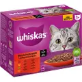 Whiskas 1+ Adult portionsposer 12 x 85 g - Klassisk Udvalg i sauce