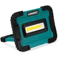 Vonroc Arbejdslampe 4V - lygte - 10W - 1000 Lumen | Batteridrevet - opladelig | Inkl. USB-oplader