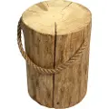 EcoFurn - Lager Pölkky 45 cm Ø25-35 cm Natur - Beige - Skamler - - Homeroom