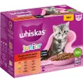 Whiskas Junior portionsposer 12 x 85 g - Klassisk Udvalg i sauce