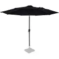 Vonroc Premium Stangparasol Recanti Ø300cm - inkl. overtræk - rund | Sort