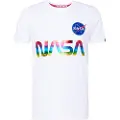 Alpha industries Nasa Refl. Metal T-shirt Med Korte ærmer