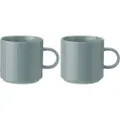 Stelton Kaffekop 200 ml, sæt med 2 stk, støvet grøn, stentøj, Stelton