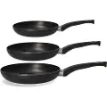 EDM Sæt Med Basis Stegepander Med Nonstick-belægning 3 Enheder