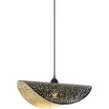 QAZQA Oriental pendellampe sort med guld 50 cm - Japke