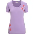 Icebreaker Tech Lite Ii Scoop Shapes Merino T-shirt Med Korte ærmer