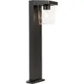 QAZQA Moderne udendørs gulvlampe sort 60 cm IP54 - Chimay