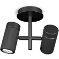 Herstal - Spotlight Holder 2 lamper - Sort - Spotlights - - Homeroom