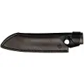 Forged Knivskede til Santoku kniv 14 cm, læder, Forged