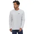 Patagonia P-6 Logo Responsibili Langærmet t-shirt hvid