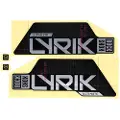 RockShox Lyrik Ultimate Flight Attendant 27/29 Gloss Black 2023+ Klistermærkesæt