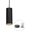 QAZQA Smart pendellampe sort inkl. WiFi GU10 - Tubo