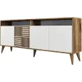 Hannah Home - Aflastningsbord Milan 180 cm - Brun - Skænke & sideboards - - Homeroom