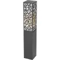 QAZQA Smart udendørs pullert sort 60 cm IP44 inkl. Wifi ST64 - Nicole
