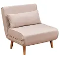 Hannah Home - Sovesofa 1-pers. Folde Single - Beige - Sovesofaer - - Homeroom