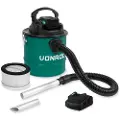 Vonroc Askestøvsuger - 20V | 12L | HEPA filter | Blæsefunktion | Til Pejs, Grill, Brændeovn | Inkl. 4.0Ah akku og oplader