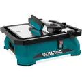Vonroc Flisesav - 650W | 180mm | Vandkølet savklinge | Inkl. Guide - Savklinge og Tilbehør