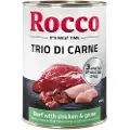 Rocco Classic Trio di Carne 6 x 400 g - Okse, Kylling & Vildt