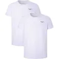 Pepe Jeans Pepe Jeanstil mænd. PMU10976 Pakke 2 T-shirts Basic hvid (XXL), Afslappet, Bomuld, Korte ærmer