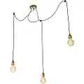 QAZQA Moderne pendellampe guld - Cava 3