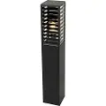 QAZQA Moderne udendørs gulvlampe sort 80 cm IP44 - Reims