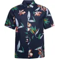 Superdry Superdrytil mænd. M4010620A Kortærmet marineblå hawaiiskjorte (S), Casual, Modal, Korte ærmer