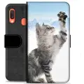 Mtp Products Samsung Galaxy A20e Premium Flip Cover med Pung - Kat