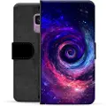 Mtp Products Samsung Galaxy S9 Premium Flip Cover med Pung - Galakse