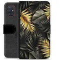 Mtp Products Samsung Galaxy A51 Premium Flip Cover med Pung - Gyldne Blade