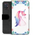 Mtp Products Samsung Galaxy A51 Premium Flip Cover med Pung - Enhjørning