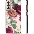 Mtp Products Samsung Galaxy S21 5G Beskyttende Cover - Romantiske Blomster