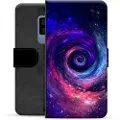 Mtp Products Samsung Galaxy S9+ Premium Flip Cover med Pung - Galakse
