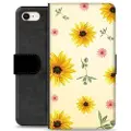 Mtp Products iPhone 7/8/SE (2020)/SE (2022) Premium Flip Cover med Pung - Solsikke