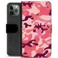 Mtp Products iPhone 11 Pro Premium Flip Cover med Pung - Pink Camouflage