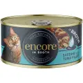 Encore Økonomipakke: 48 x 70 g Encore i bouillon dåse - Sardiner & Tunfilet