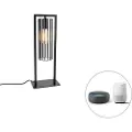 QAZQA Smart moderne bordlampe sort inkl. Wifi ST64 - Balenco Wazo