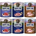 Happy Dog Økonomipakke: 24 x 800 g Happy Dog Pur - Mix Sensible: 3 varianter